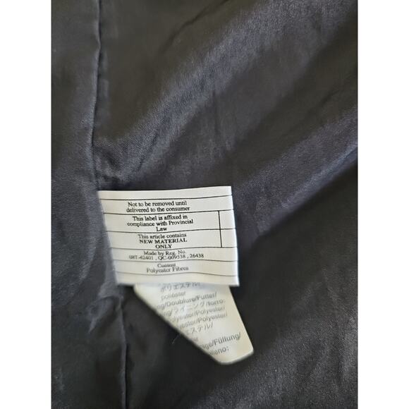 J. Crew Mercantile Parka Coat Button Hooded Jacket Black Women Size Medium - Picture 4 of 7